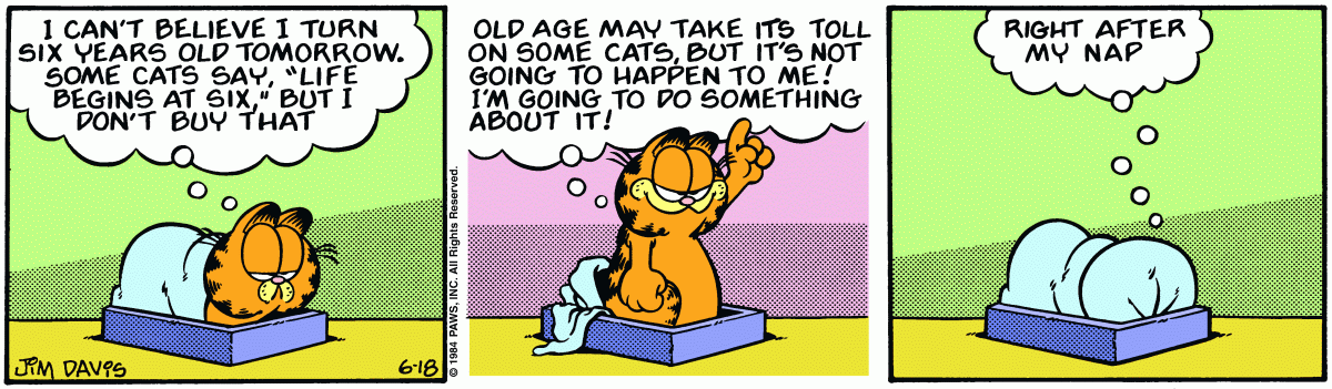 Garfield, June 18, 1984