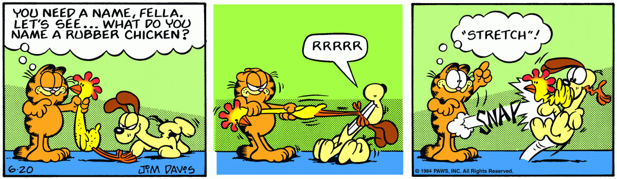 Garfield, June 20, 1984