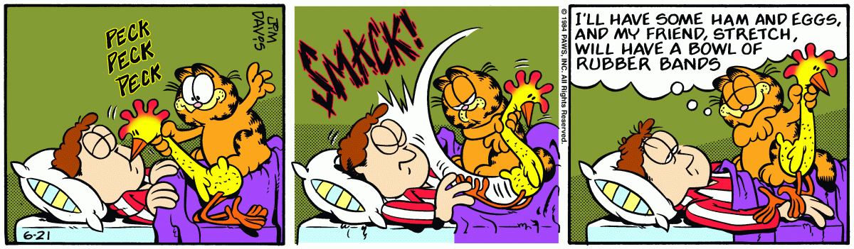 Garfield, June 21, 1984