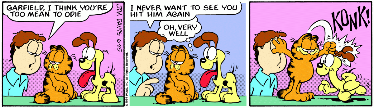 Garfield, June 25, 1984