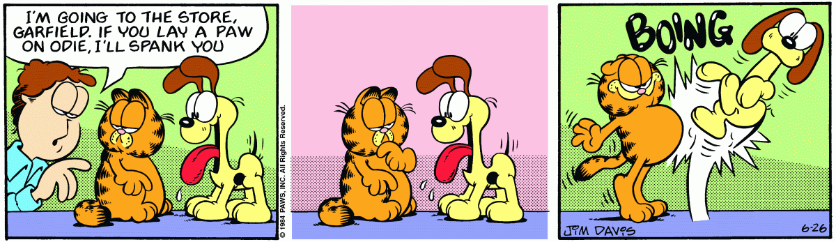 Garfield, June 26, 1984