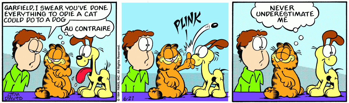 Garfield, June 27, 1984