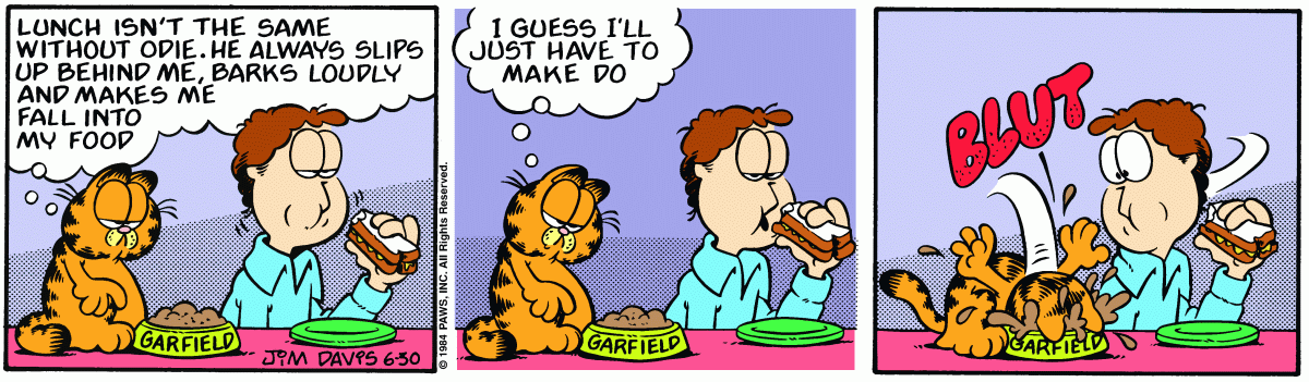 Garfield, June 30, 1984