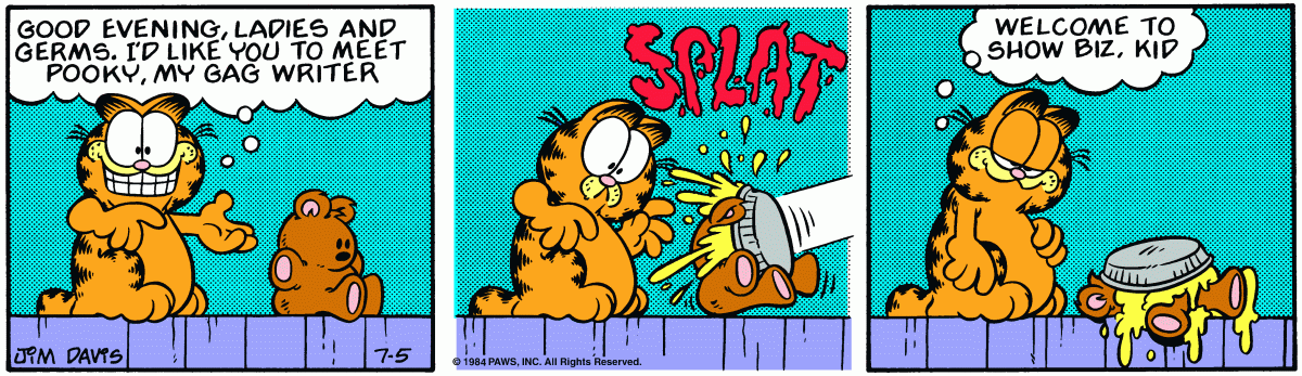 Garfield, July 5, 1984