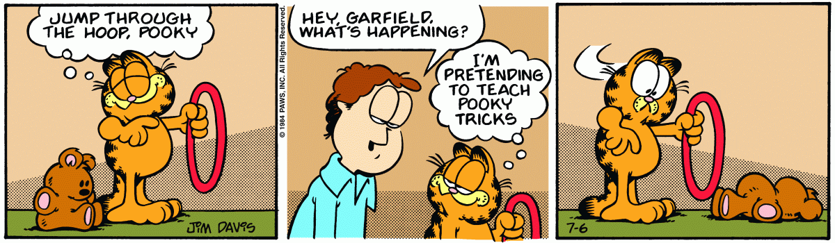 Garfield, July 6, 1984