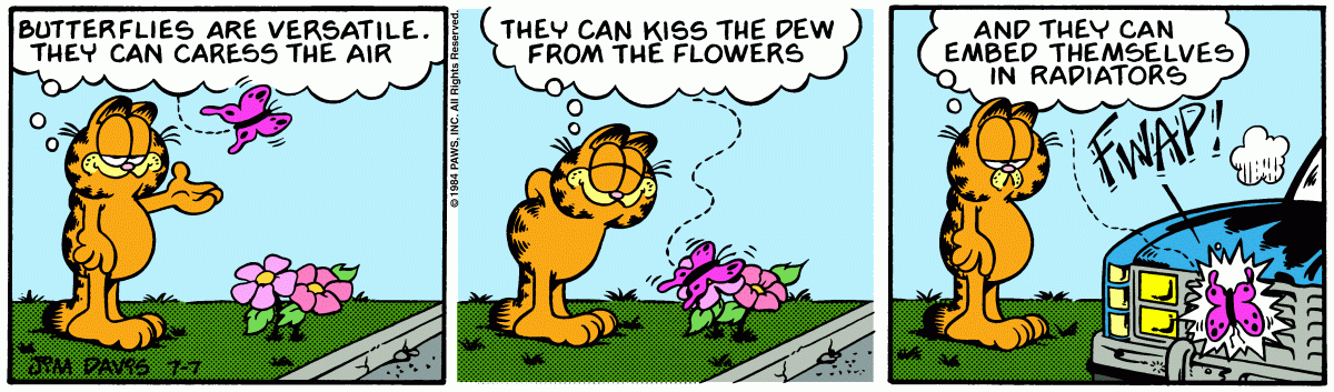 Garfield, July 7, 1984