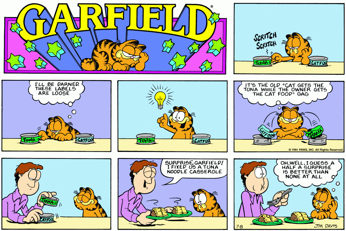 Garfield, July 8, 1984
