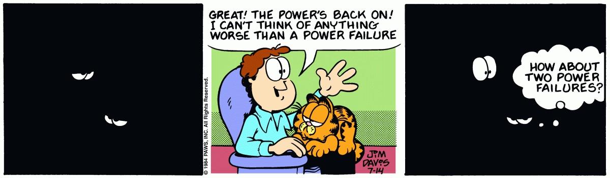 Garfield, July 14, 1984