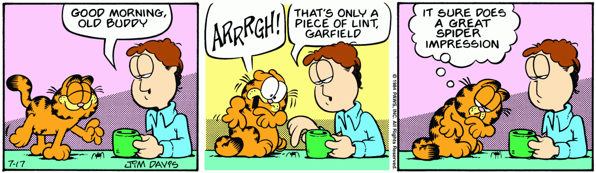 Garfield, July 17, 1984