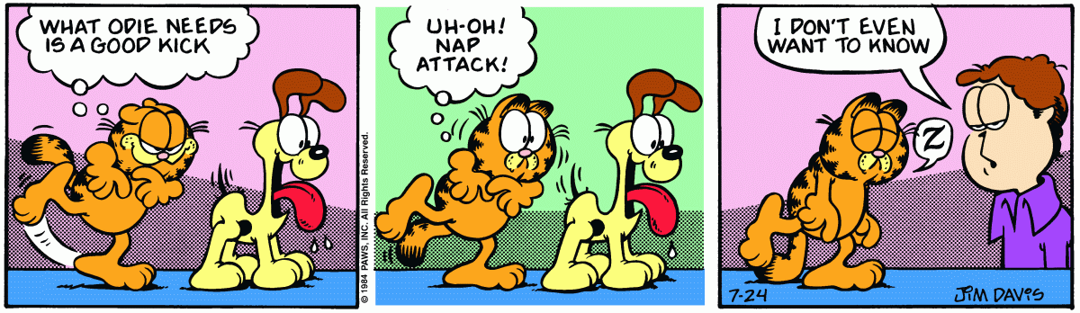 Garfield, July 24, 1984