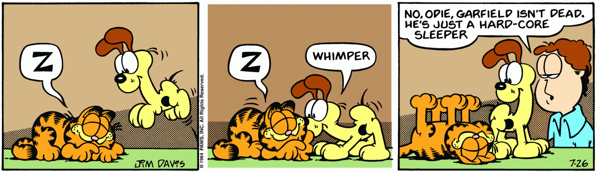 Garfield, July 26, 1984