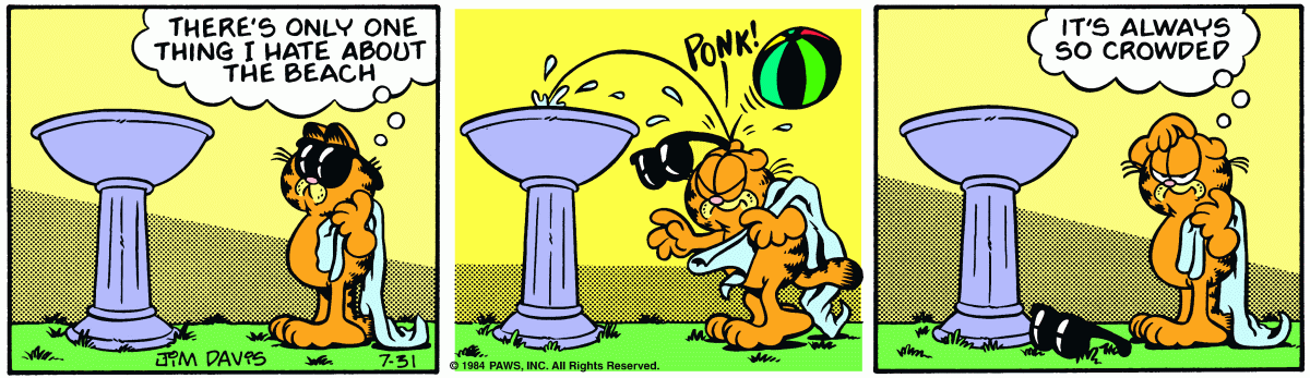Garfield, July 31, 1984