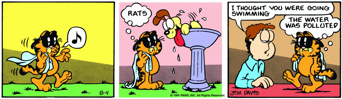Garfield, August 4, 1984