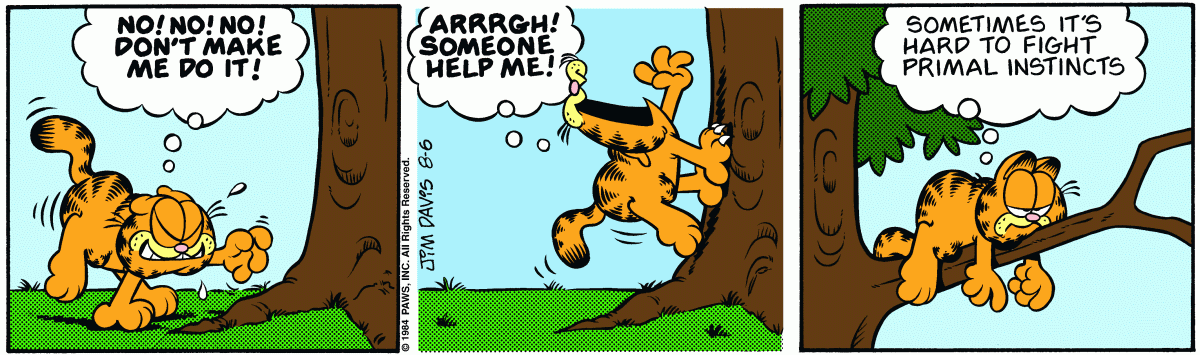 Garfield, August 6, 1984