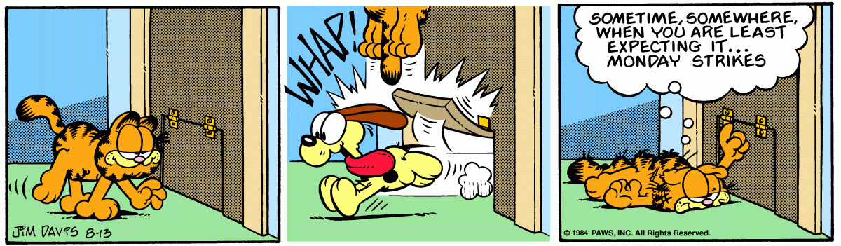 Garfield, August 13, 1984