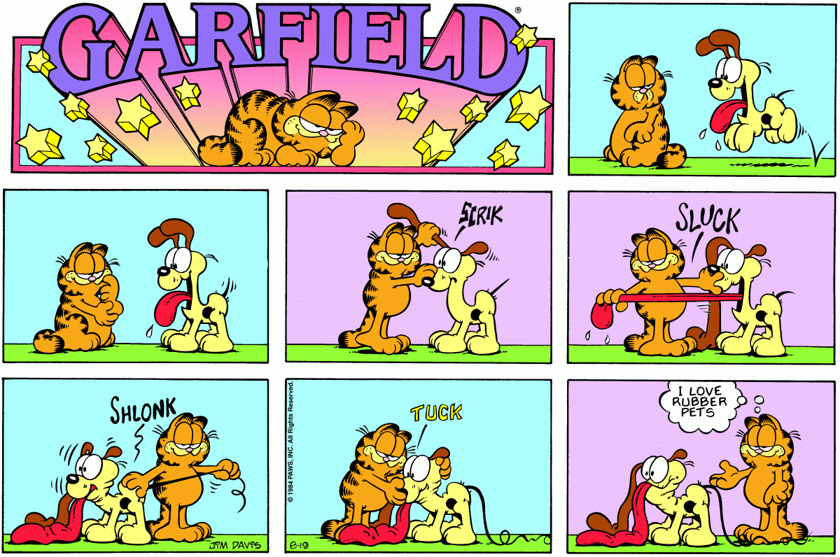 Garfield, August 19, 1984