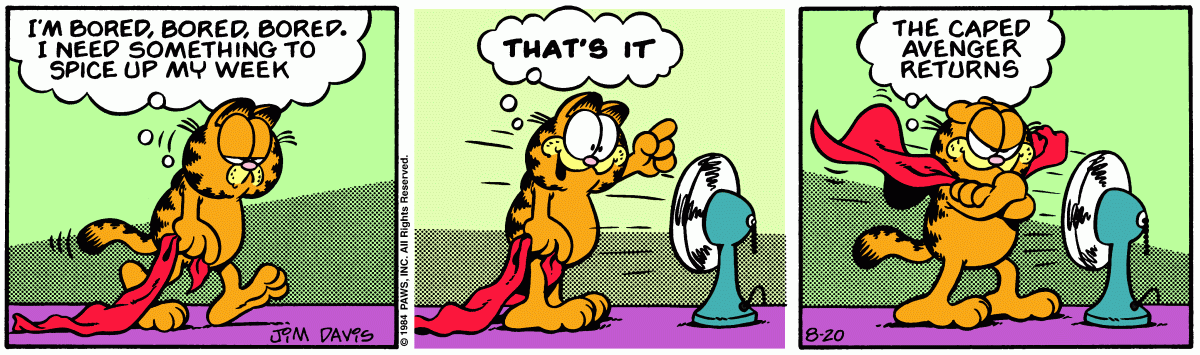Garfield, August 20, 1984