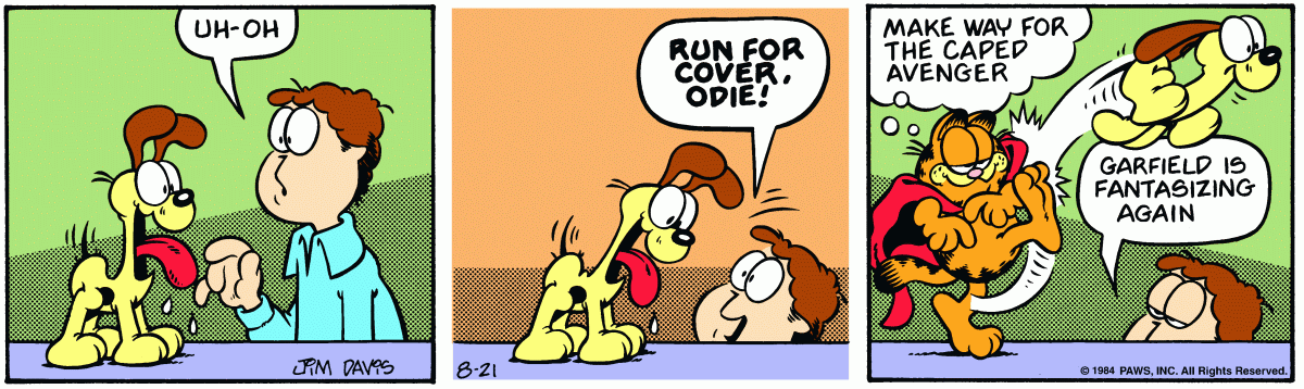 Garfield, August 21, 1984