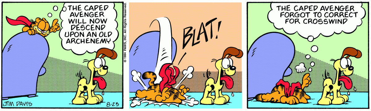 Garfield, August 23, 1984
