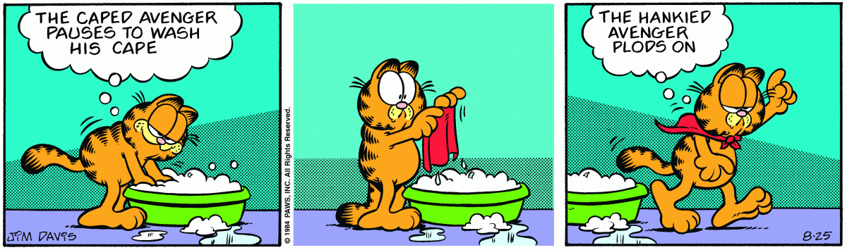 Garfield, August 25, 1984
