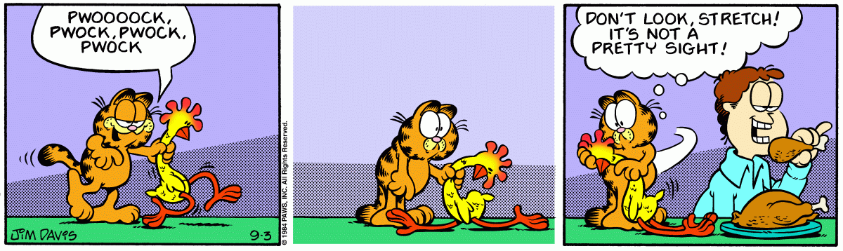 Garfield, September 3, 1984