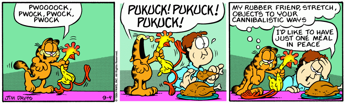 Garfield, September 4, 1984