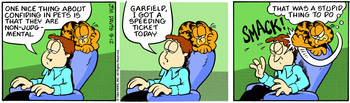 Garfield, September 12, 1984