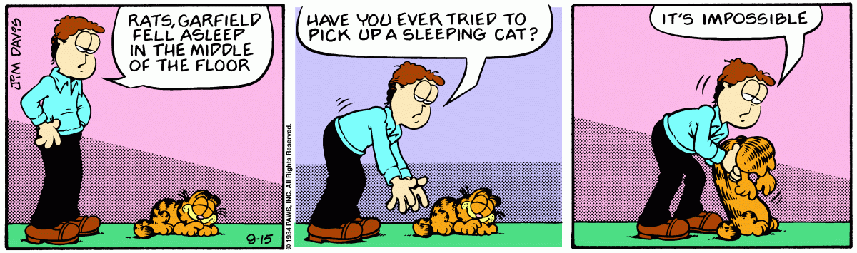 Garfield, September 15, 1984