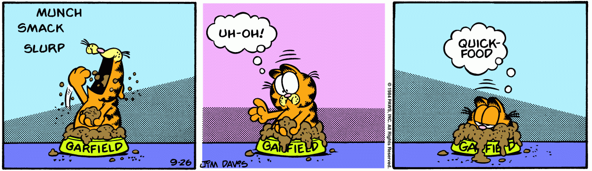 Garfield, September 26, 1984