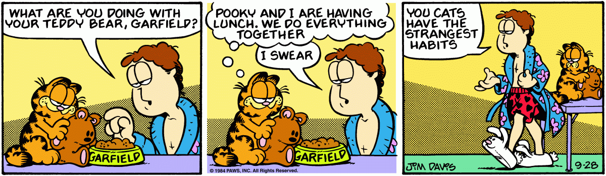 Garfield, September 28, 1984
