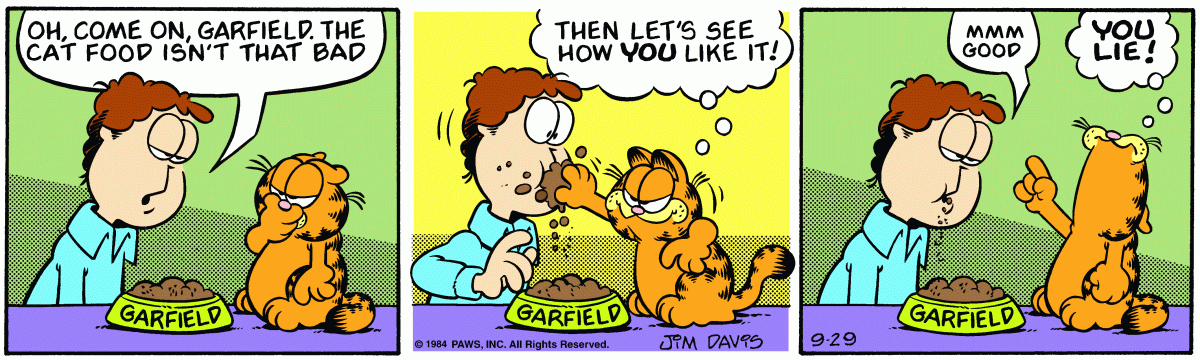 Garfield, September 29, 1984