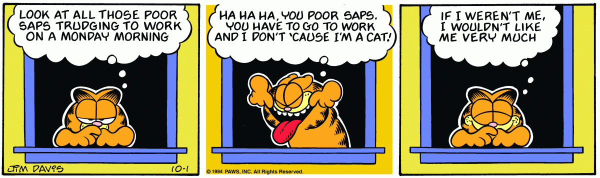 Garfield, October 1, 1984