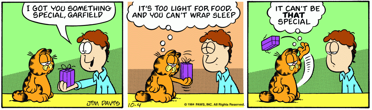 Garfield, October 4, 1984