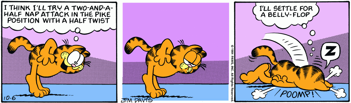 Garfield, October 6, 1984