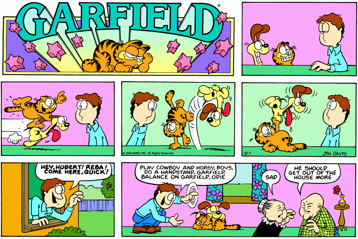 Garfield, October 7, 1984