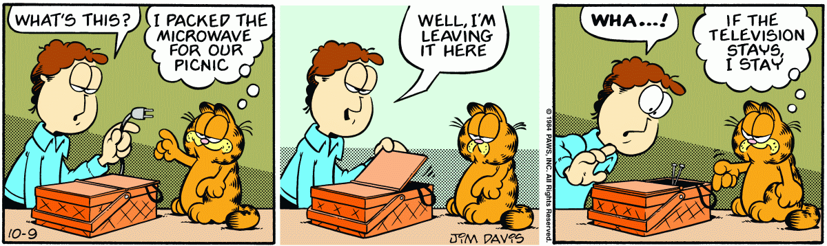 Garfield, October 9, 1984