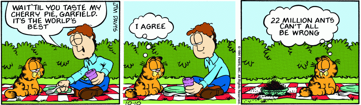 Garfield, October 10, 1984