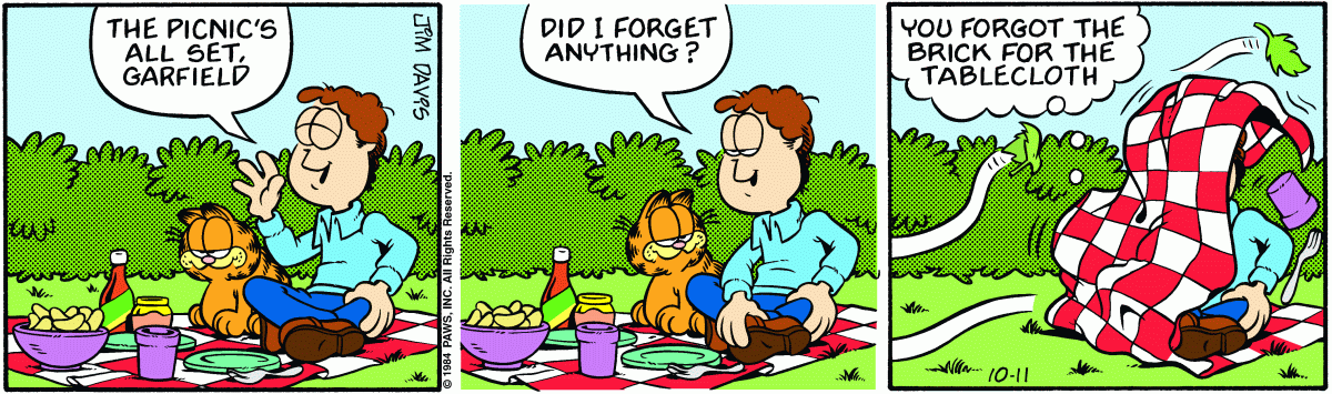 Garfield, October 11, 1984