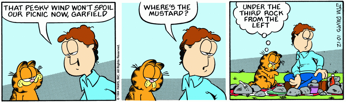 Garfield, October 12, 1984