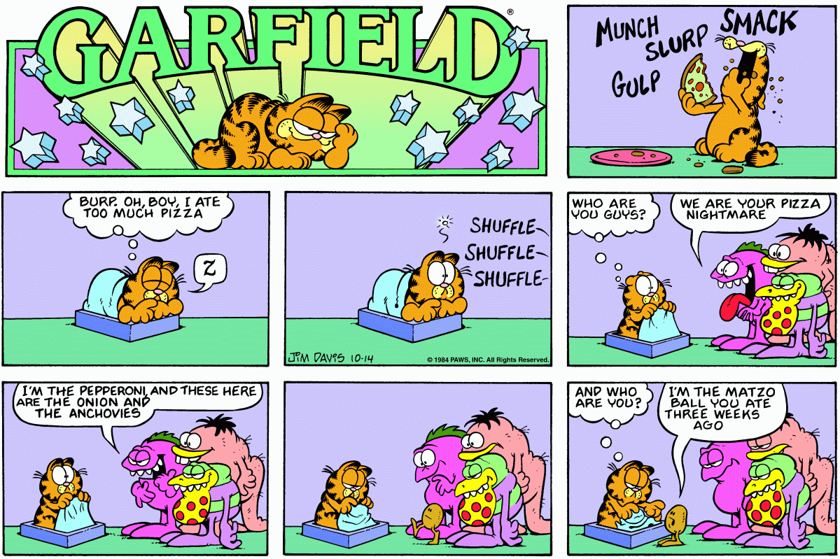 Garfield, October 14, 1984