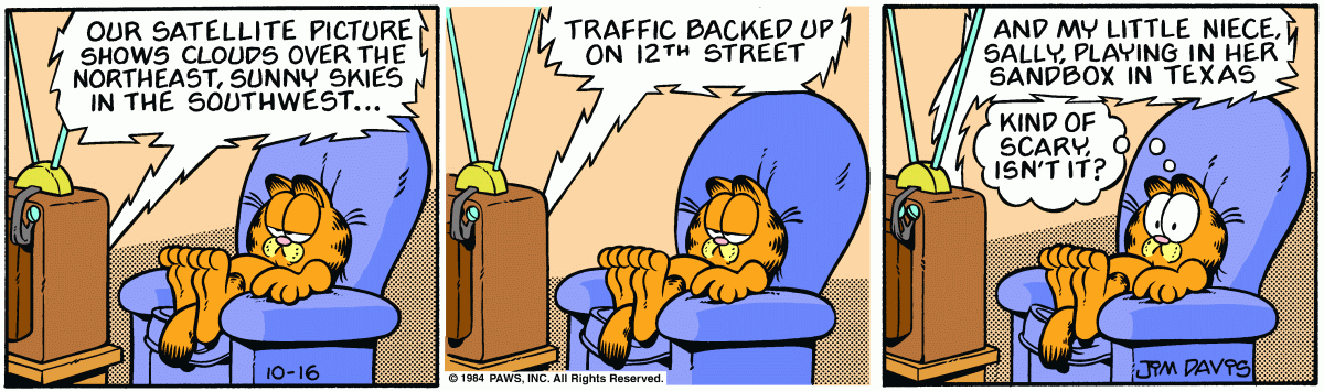 Garfield, October 16, 1984