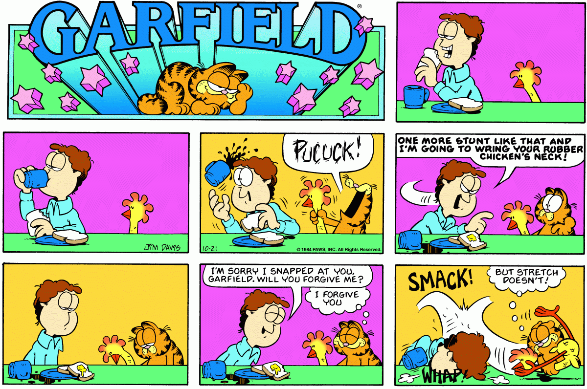 Garfield, October 21, 1984