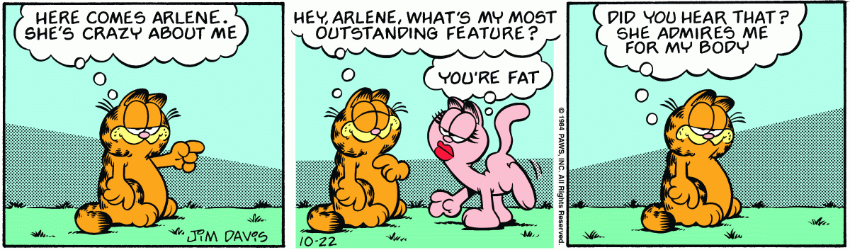 Garfield, October 22, 1984