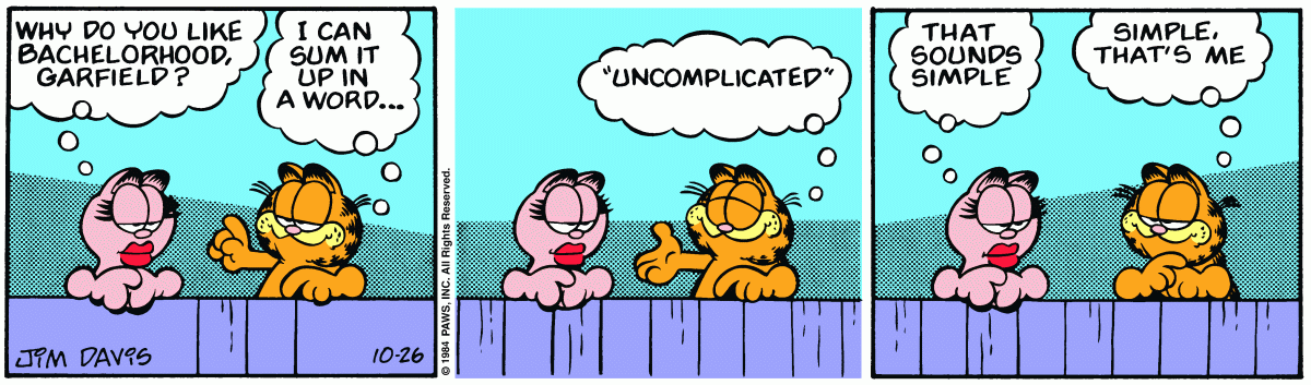 Garfield, October 26, 1984
