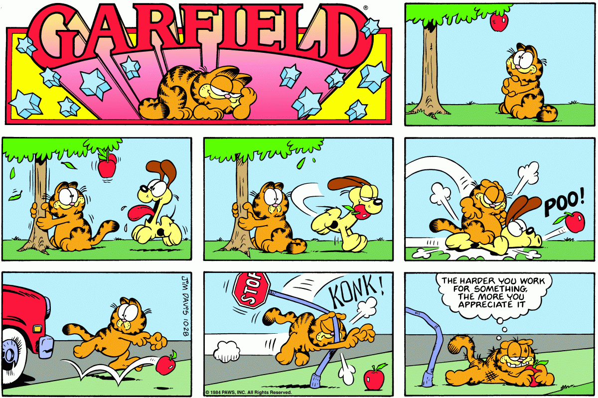 Garfield, October 28, 1984