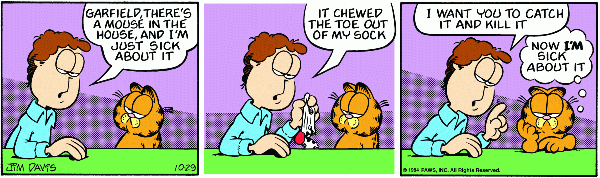 Garfield, October 29, 1984