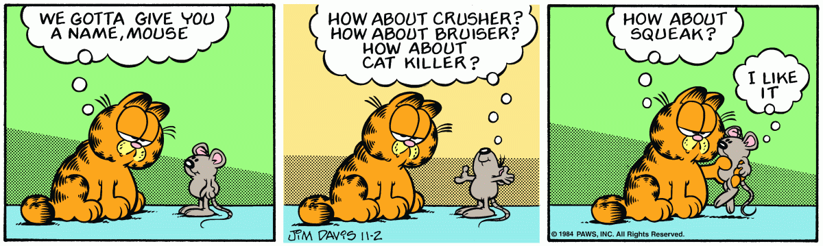 Garfield, November 2, 1984