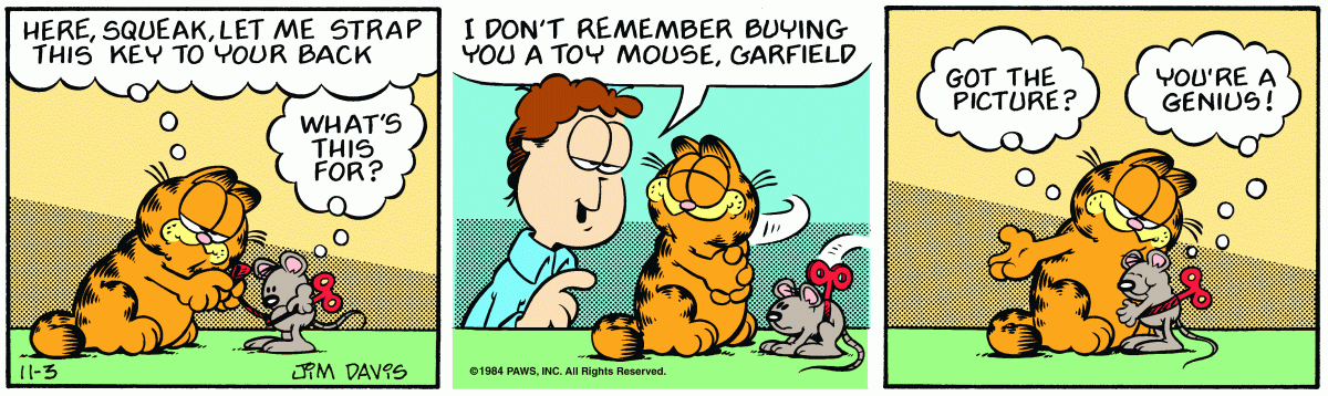 Garfield, November 3, 1984