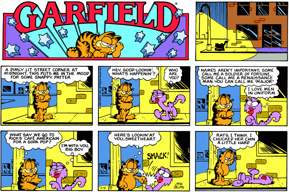 Garfield, November 4, 1984