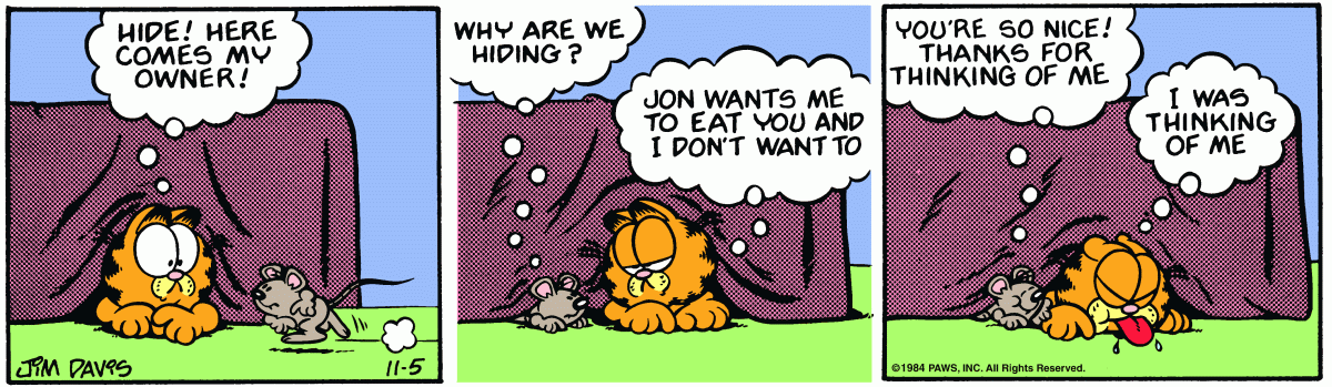 Garfield, November 5, 1984